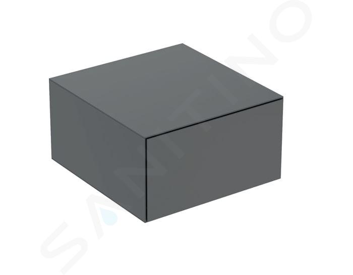 Geberit ONE - Armario lateral 45x25x47 cm, 1 cajón, lava 505.078.00.3