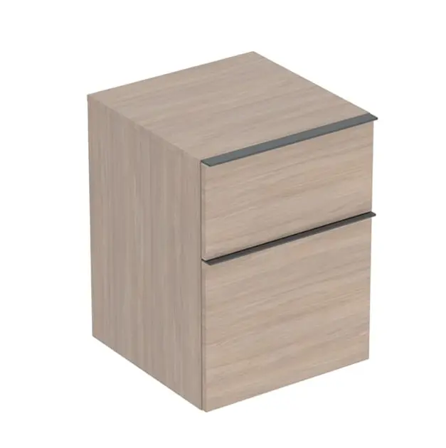 Geberit iCon - Seitenschrank, 45x60x48 cm, 2 Schubladen, Eiche 502.315.JH.1