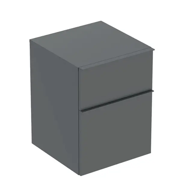 Geberit iCon - Seitenschrank, 45x60x48 cm, 2 Schubladen, Lava 502.315.JK.1