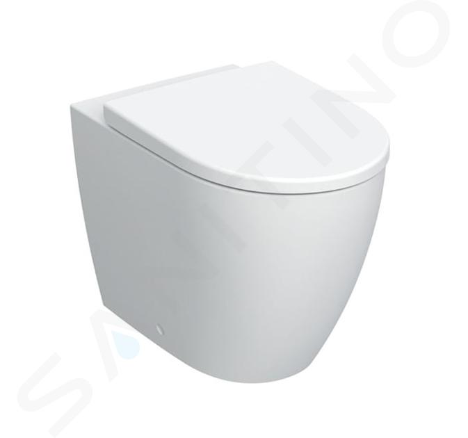 Geberit iCon - WC à poser avec abattant softclose, sortie horizontal, Rimfree, blanc 502.383.JT.1