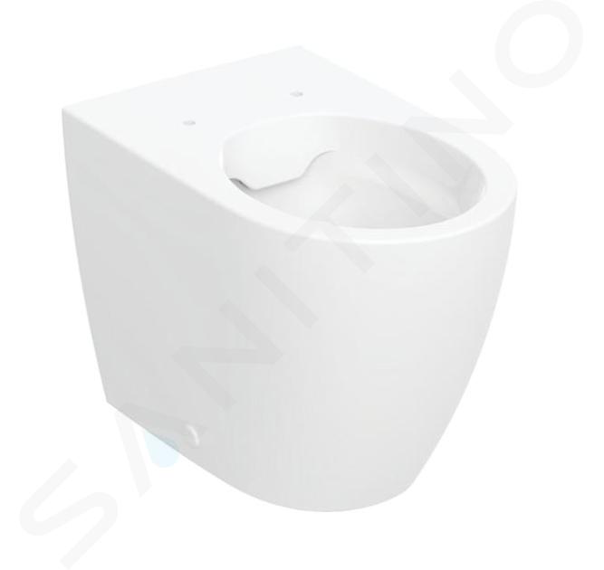 Geberit iCon - WC de sine stătător, scurgere orizontală, Rimfree, alb 502.382.00.1