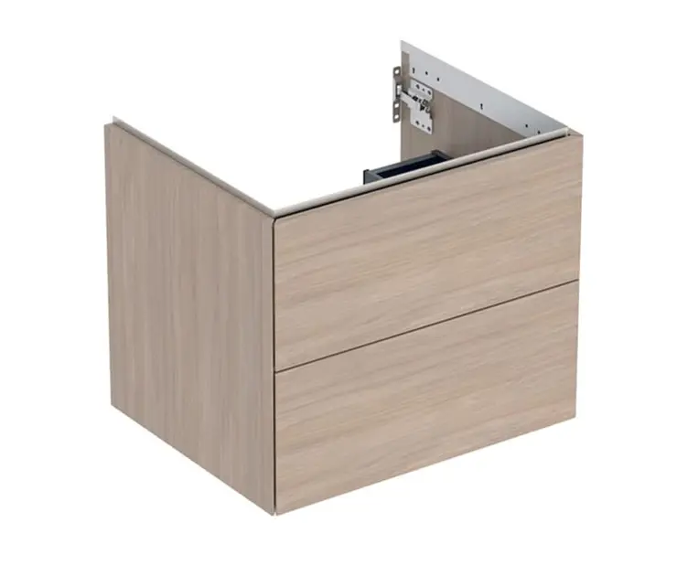 Geberit ONE - Waschtischunterschrank, 59x50x47 cm, 2 Schubladen, Eiche 505.261.00.5