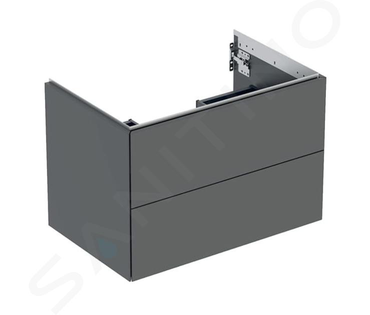 Geberit ONE - Meuble lavabo 74x50x47 cm, 2 tiroirs, lave 505.262.00.3