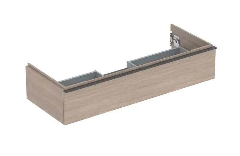 Geberit iCon - Mueble de lavabo 118x25x48 cm, 1 cajón, roble 502.313.JH.1