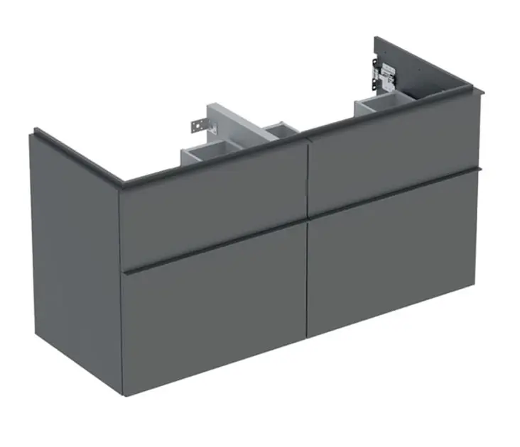 Geberit iCon - Meuble lavabo, 118x62x48 cm, 4 tiroirs, lave 502.309.JK.1