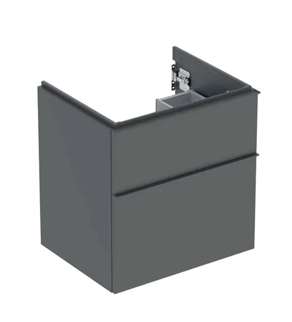 Geberit iCon - Meuble lavabo, 59x62x48 mm, 2 tiroirs, lave 502.303.JK.1