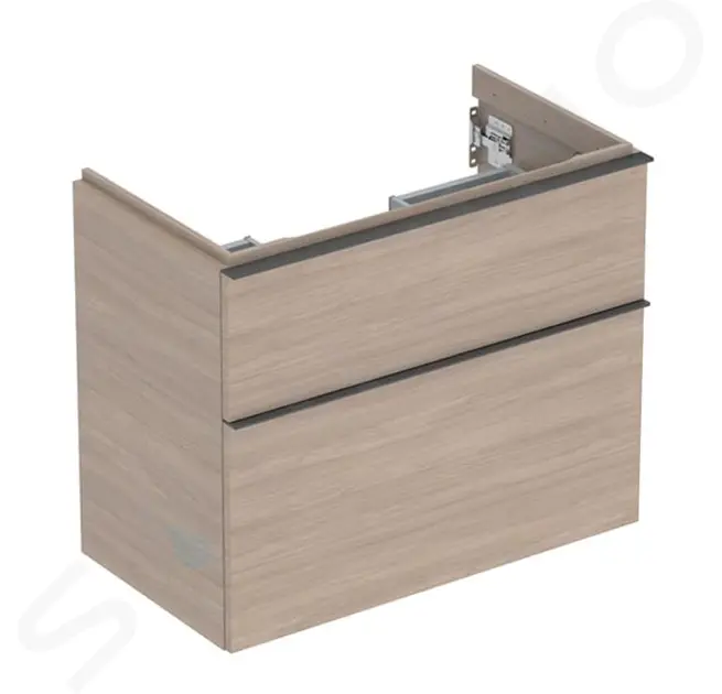 Geberit iCon - Meuble lavabo, 7x6x4 cm, 2 tiroirs, chêne 502.308.JH.1