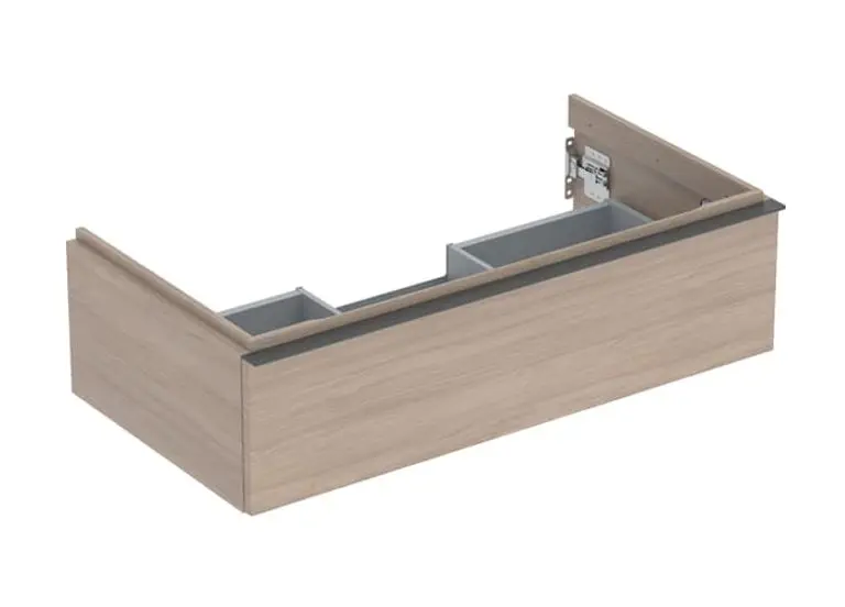 Geberit iCon - Mueble de lavabo 89x25x48 cm, 1 cajón, roble 502.312.JH.1