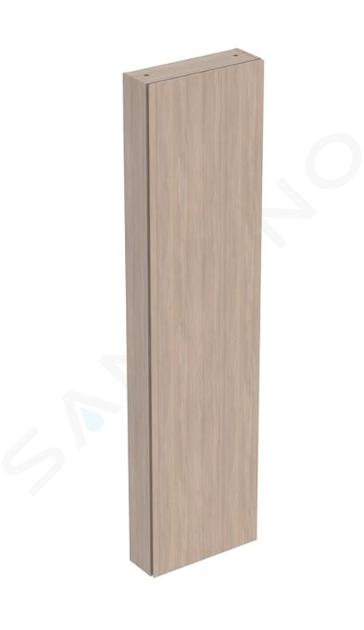 Geberit iCon - Hoge kast 180x45x15 cm, 1 deur, scharnieren L/R, binnenspiegel, eikenhout 502.317.JH.1