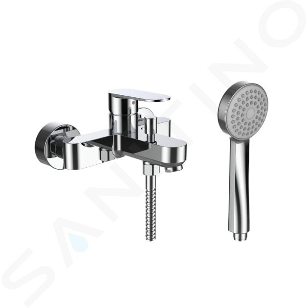 Laufen Neja - Miscelatore per vasca da bagno, cromo H3215170041311