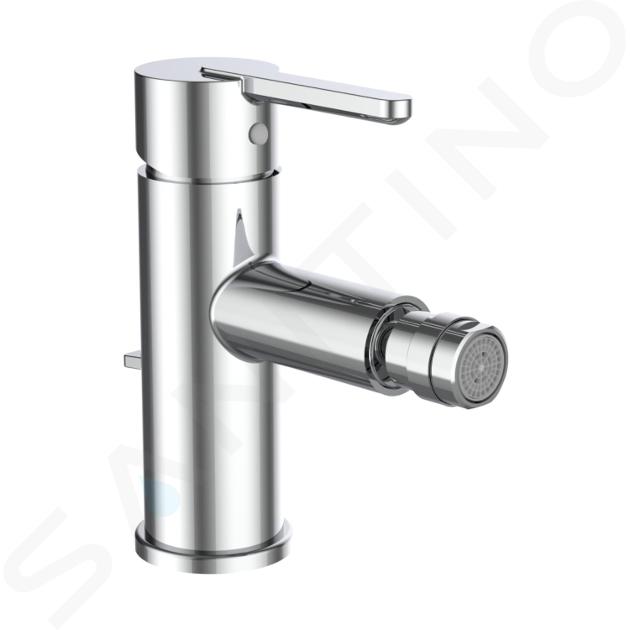 Laufen Lua - Miscelatore per bidet, con sistema di scarico, cromo H3410810041141