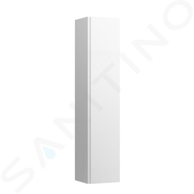 Laufen Lani - Armario alto 17x4 cm, 1 puerta, bisagras a la derecha, blanco brillante H4037221122611