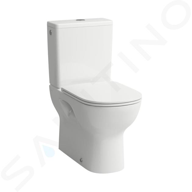 Laufen Lua - Miska WC wielofunkcyjna, bez kołnierza, korek vario, kolor biały H8240810000001