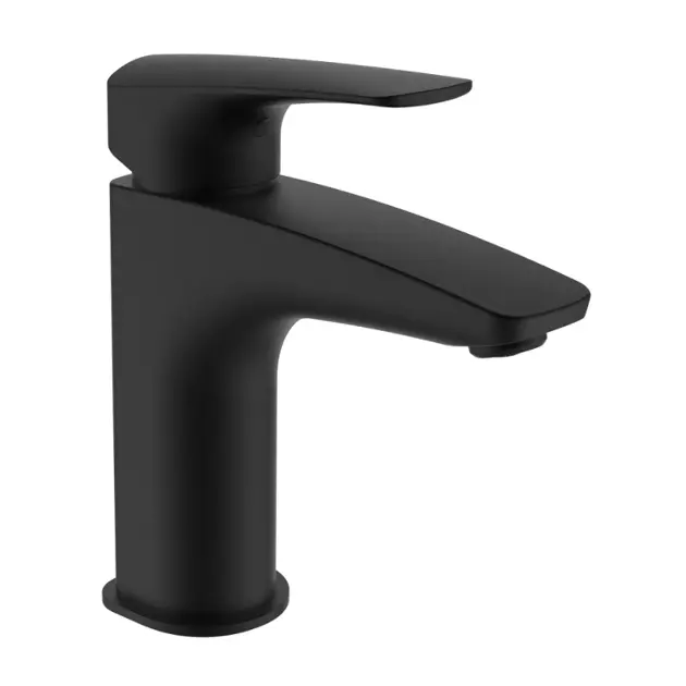 Laufen Laurin - Grifo de lavabo Eco+, negro mate HF500702428000