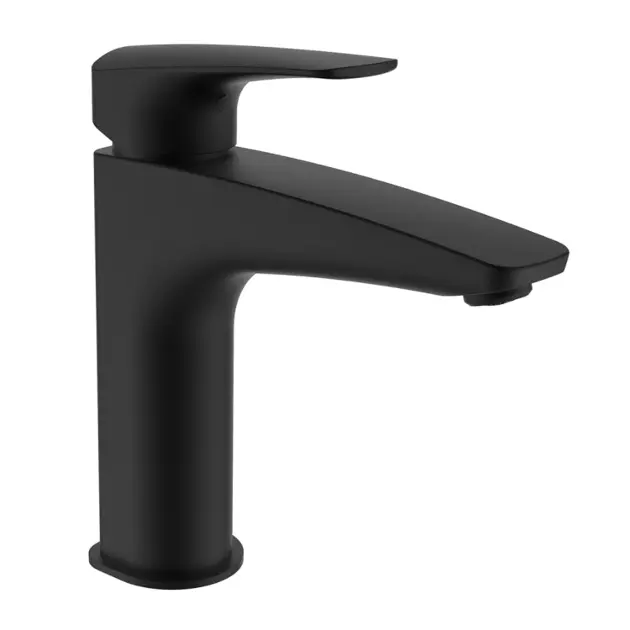 Laufen Laurin - Grifo de lavabo Eco+, negro mate HF500704428000