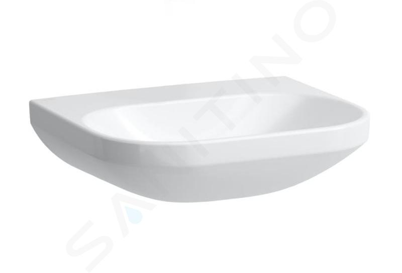 Laufen Lua - Lavabo 46x60 cm, sans trop-plein, sans trou pour robinet, LCC, blanc H8110834001421