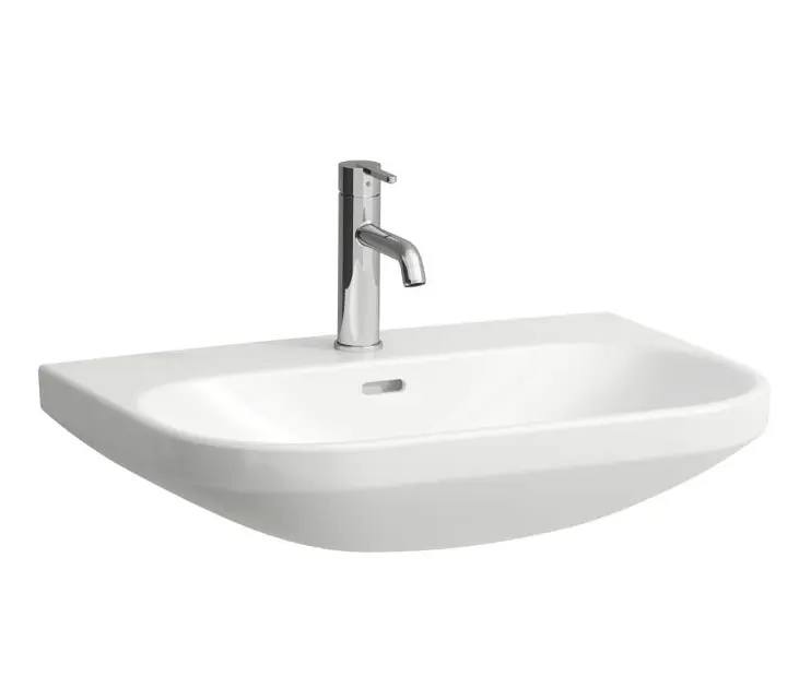 Levně Laufen Lua - Umyvadlo 46x65 cm, s přepadem, otvor pro baterii, bílá H8110860001041