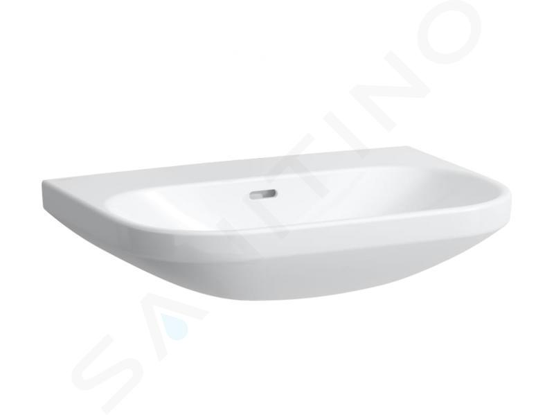 Laufen Lua - Lavabo 46x65 mm, con troppopieno, senza foro per miscelatore, LCC, bianco H8110864001091