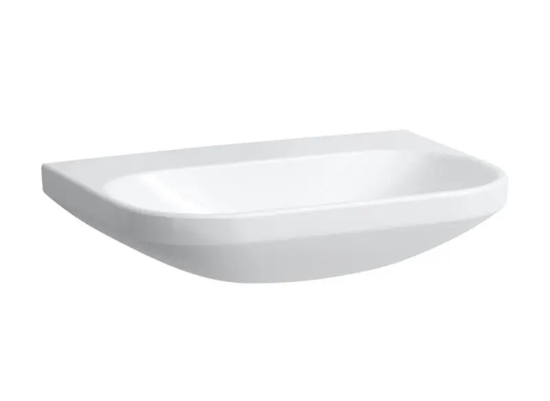 Laufen Lua - Lavabo 46x65 mm, senza troppopieno, senza foro per miscelatore, bianco H8110860001421