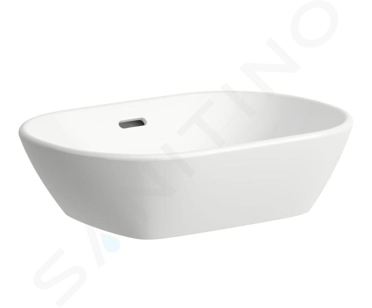 Laufen Lua - Waskom, 50x35 cm, met overloop, wit H8120830001091