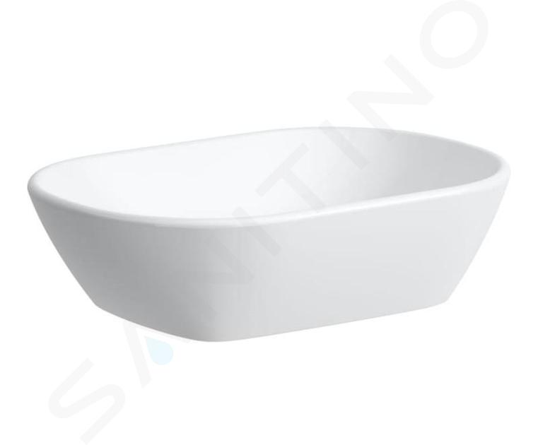 Laufen Lua - Waskom, 50x35 cm, zonder overloop, LCC, wit H8120834001121