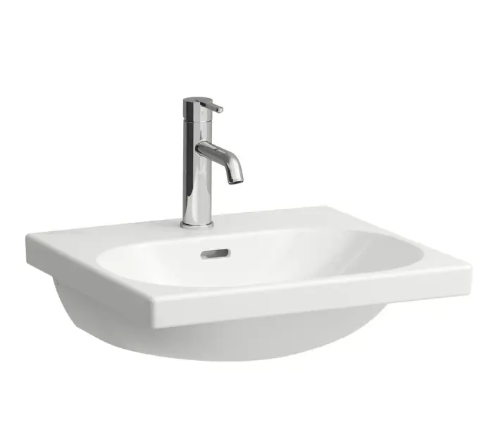 Levně Laufen Lua - Umývátko nábytkové 50x46 cm, s přepadem, otvor pro baterii, bílá H8160810001041