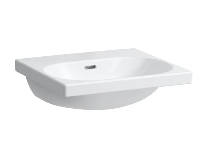 Laufen Lua - Lavabo de meuble 60x46 cm, avec trop-plein, sans trou de robinet, blanc H8160830001091