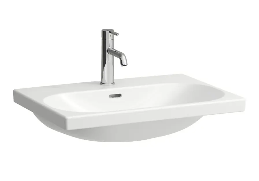 Levně Laufen Lua - Umyvadlo nábytkové 65x46 cm, s přepadem, otvor pro baterii, LCC, bílá H8160844001041