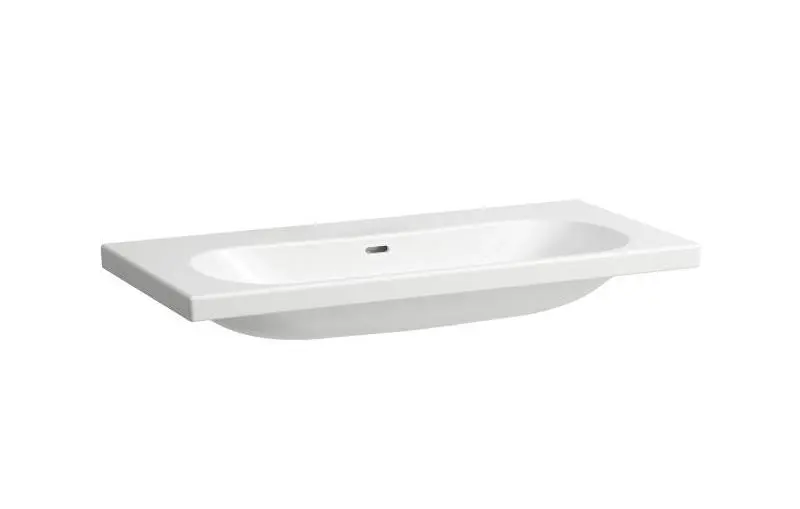 Levně Laufen Lua - Umyvadlo nábytkové 100x46 cm, s přepadem, bez otvoru pro baterii, LCC, bílá H8160894001091