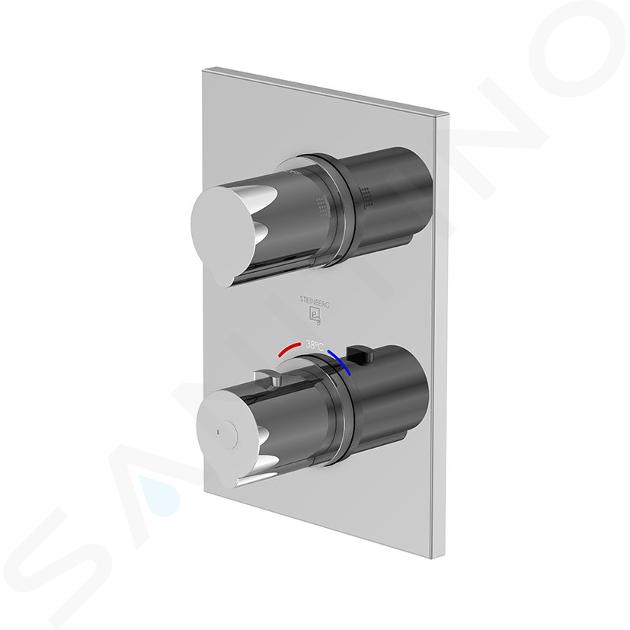 Steinberg 120 - Thermostatische inbouwkraan voor 2 functies, chroom 120 4133 3