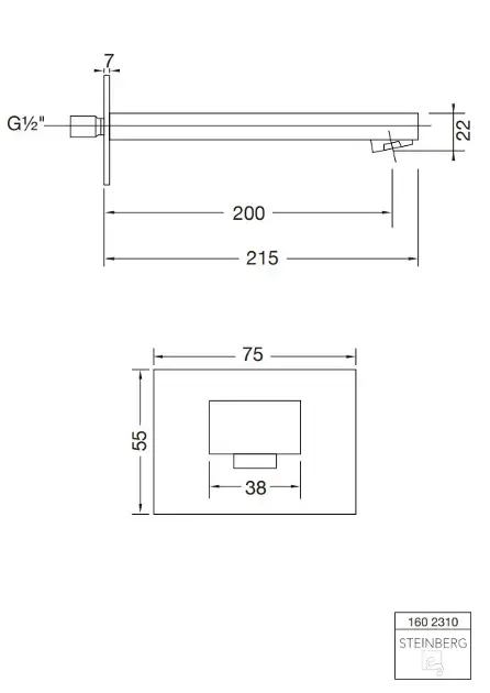 Bocca Di Erogazione Per Vasca Duravit No.1 - Design Moderno Cromato