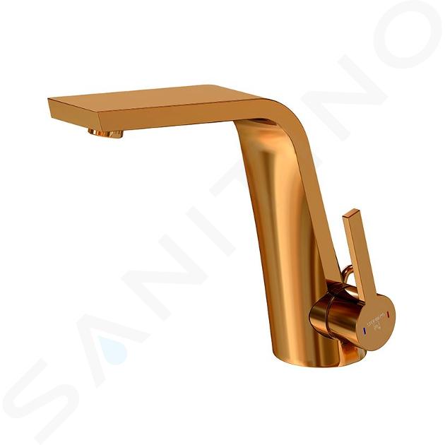 Steinberg 260 - Miscelatore da lavabo, con sistema di scarico, color oro rosa 260 1000 1 RG