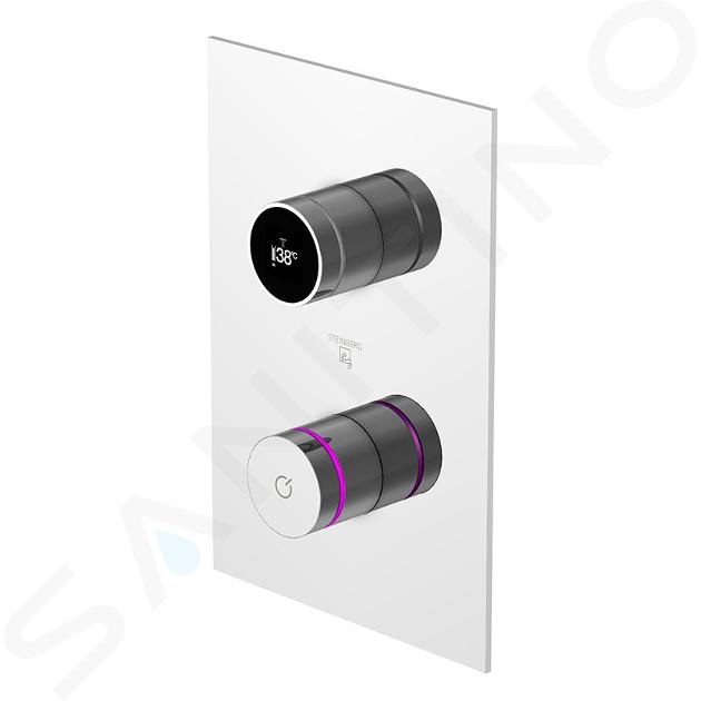 Steinberg iFlow - Elektronikus rejtett keverő 2 készülékhez, testtel, krómozott 390 4126