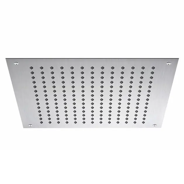 Steinberg 390 - Soffione doccia 550x550 mm, acciaio inox spazzolato 390 6513