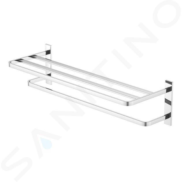 Steinberg 450 - Ablage mit Handtuchhalter, Länge 6 cm, Chrom 450 2750