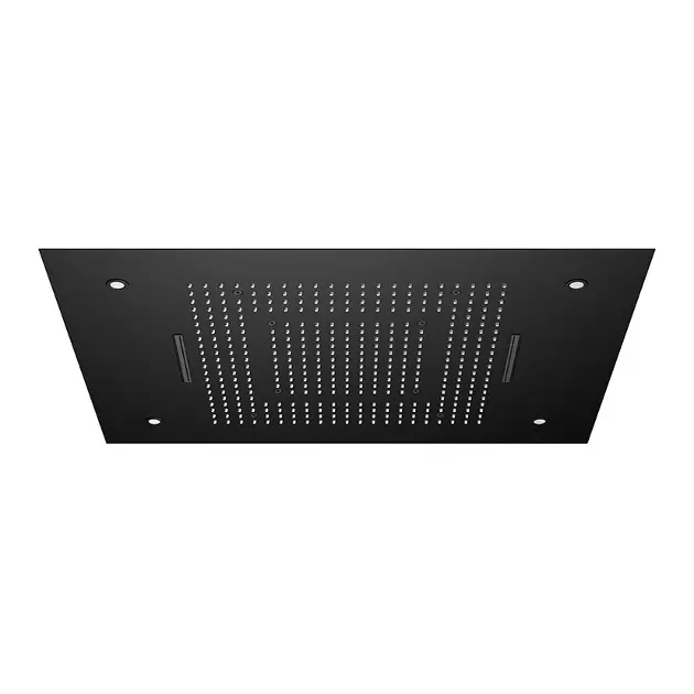 Levně Steinberg 390 - Hlavová sprcha, 60x80 cm, 3 proudy, LED osvětlení, matná černá 390 6832 S