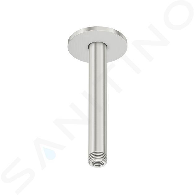 Steinberg 100 - Bras de douche de plafond, 120 mm, nickel brossé 100 1571 BN