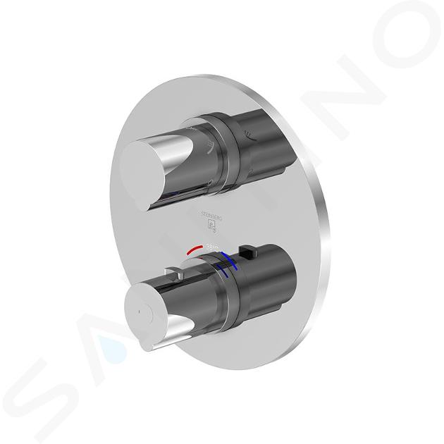 Steinberg 100 - Unterputz-Thermostatarmatur für 3 Verbraucher, verchromt 100 4123 3