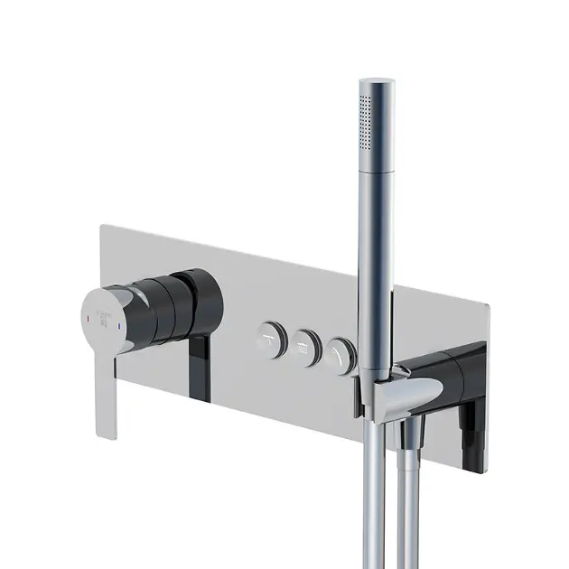 Steinberg 390 - Concealed mixer for 3 functions, with body, chrome 390 2232 2