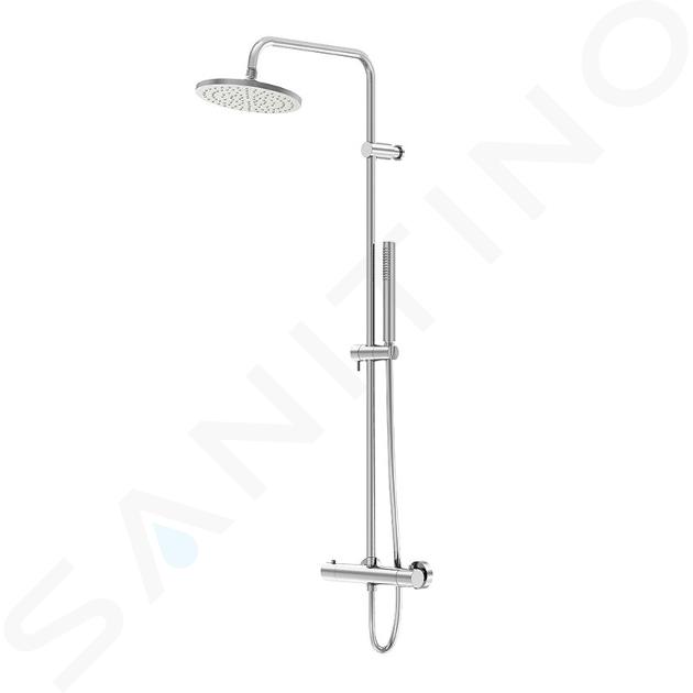 Steinberg 390 - Set de douche avec thermostat, diamètre 220 mm, chrome 390 2721