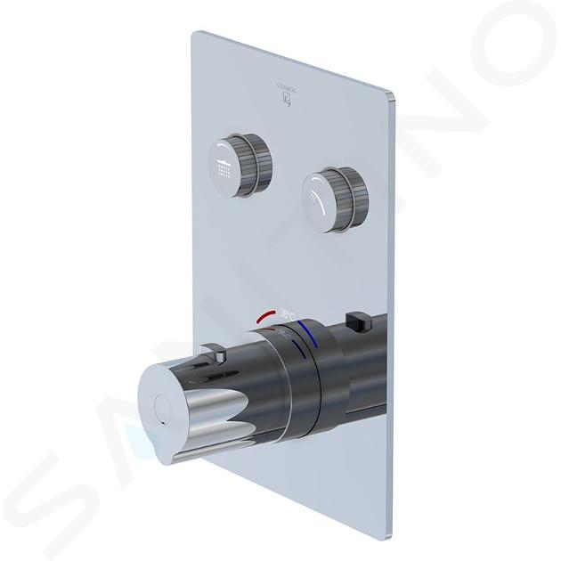 Steinberg 390 - Thermostatische inbouwkraan voor 2 functies, chroom 390 4221 3