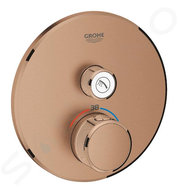 Grohe Grohtherm SmartControl - Termostatická baterie pod omítku, kartáčovaný Warm Sunset 29118DL0