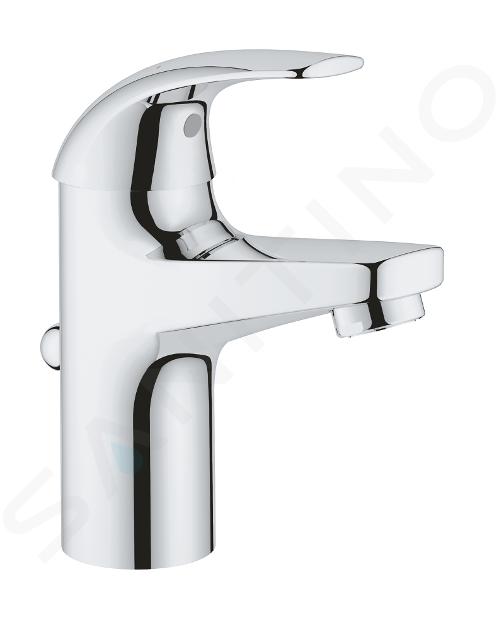 Grohe BauCurve - Wastafelkraan met afvoer, chroom 32805000