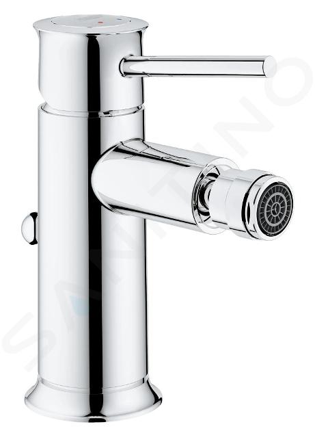 Grohe BauClassic - Bide csaptelep lefolyóval, króm 32864000