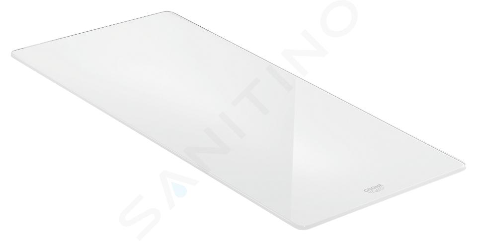 Grohe - Planche à découper en verre 49x24 cm, blanc 40787L00