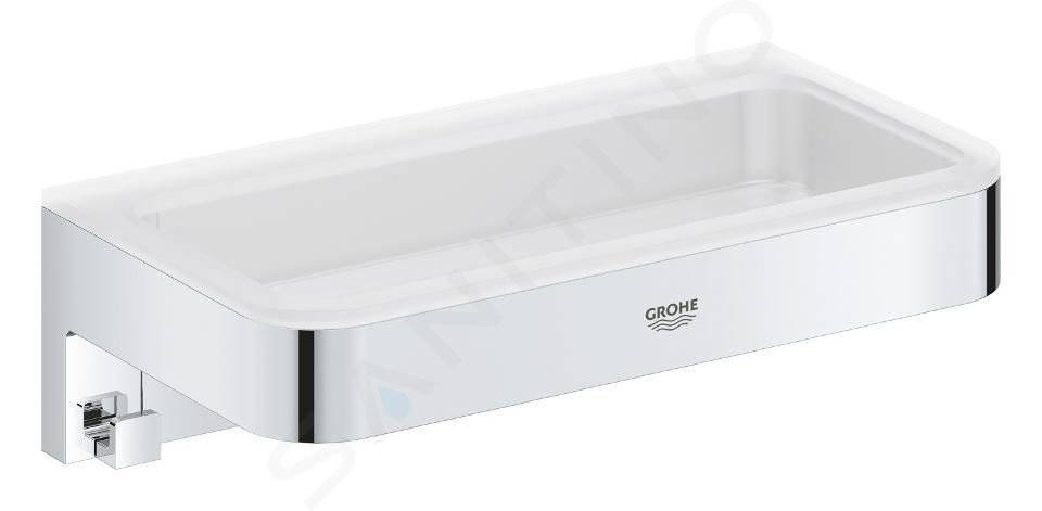 Grohe QuickFix Start Cube - Polička, délka 20 cm, chrom 41107000