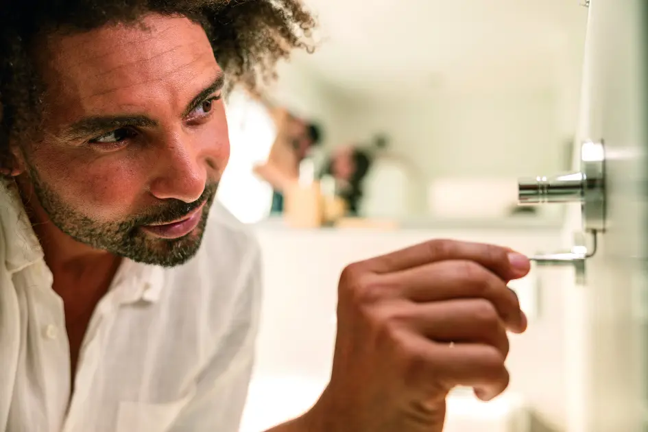 Grohe QuickFix Start Cube - Dispensador de detergente con soporte