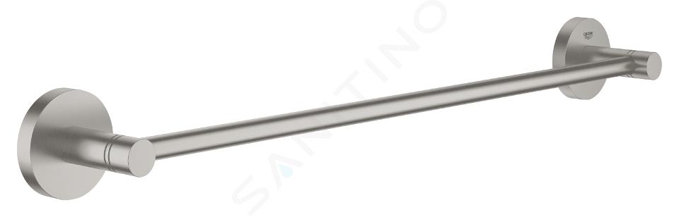 Grohe QuickFix Start - Wieszak na ręcznik, długość 45 cm, Supersteel 41197DC0