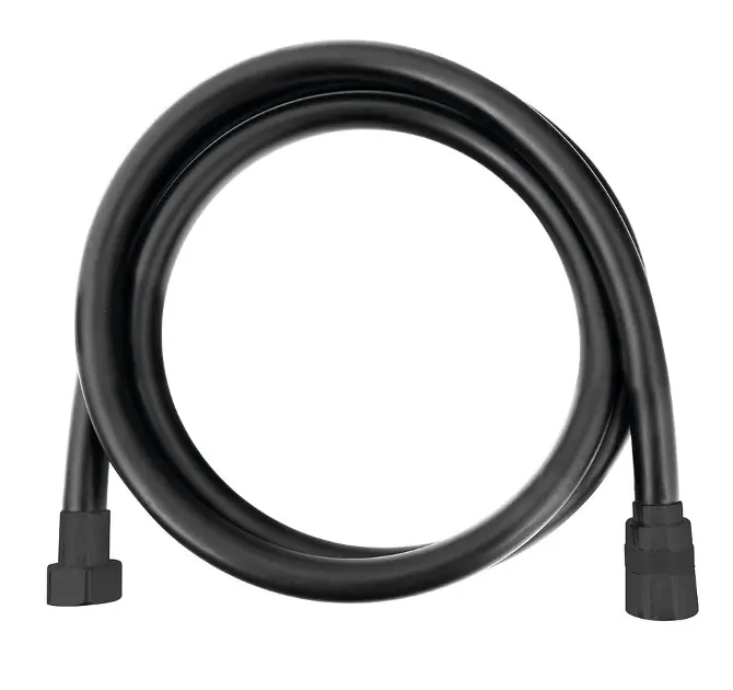 Sapho Accessoires de douche - Flexible de douche, 15 cm, noir mat 1208-17