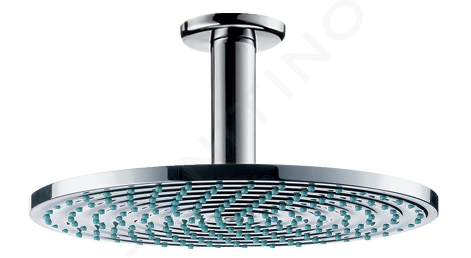 Hansgrohe Raindance - Hlavová sprcha 240, 1 proud, přívod od stropu 100 mm, chrom 27477000